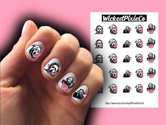  Cute Nail Art Stickers Nail Decals Valentine Cartoon