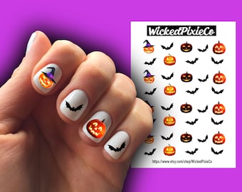 Spooked Nail Stickers 1 Pk., 100 Stickers - Etsy