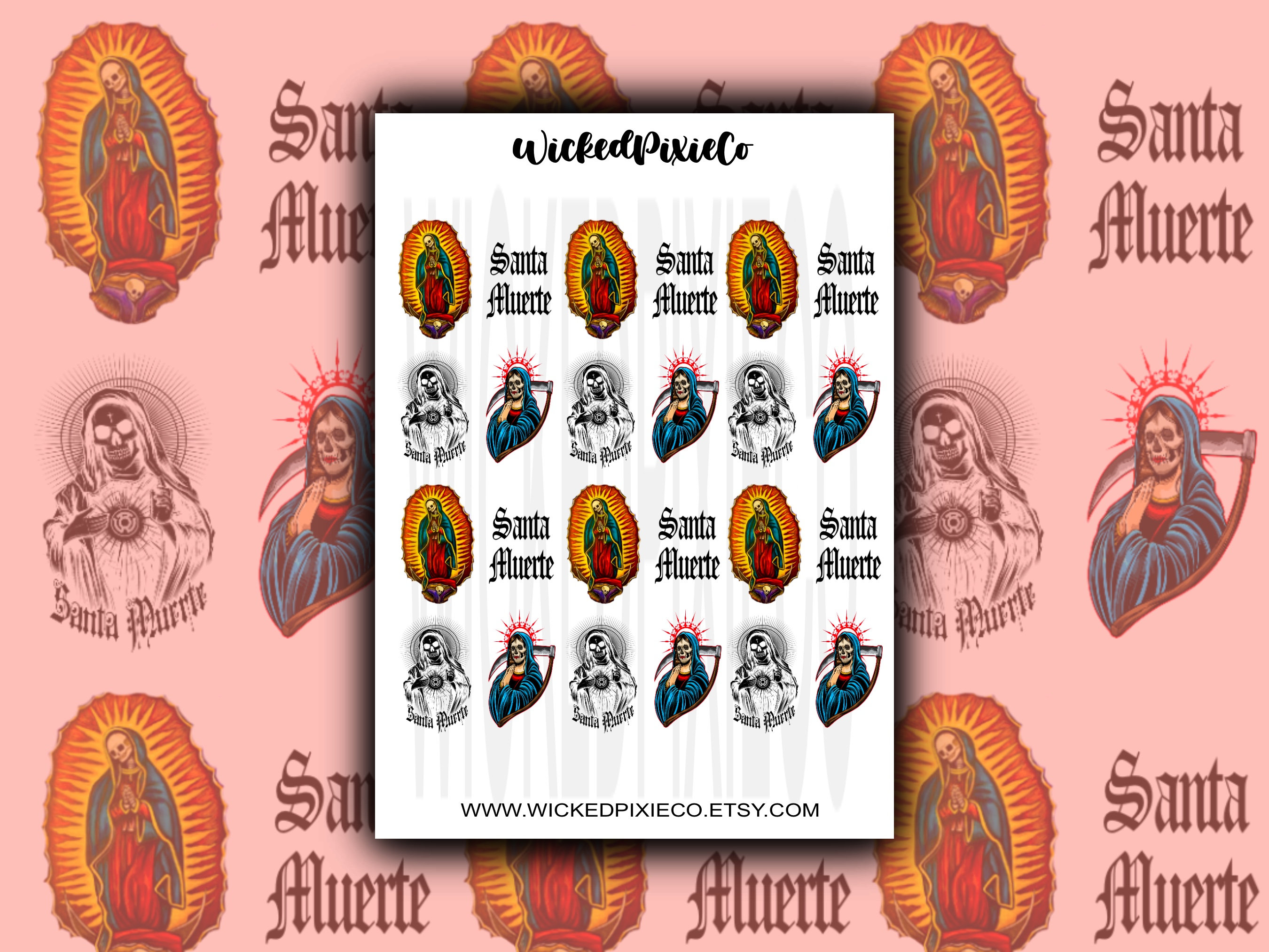 Santa Muerte Art - Etsy