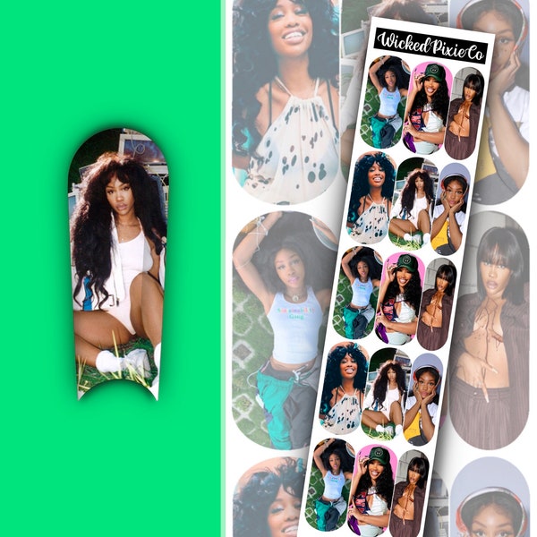 Sza Nails Decals - Etsy