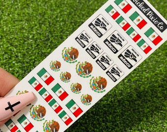 Nail Art Mexico Nail Decals