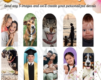 Custom Waterslide Nail Decals: Personalized Photo & Theme Nail Art