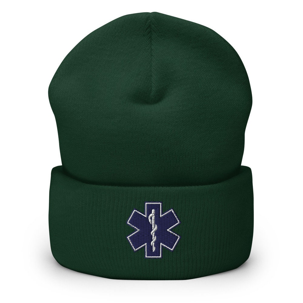 Paramedic EMS EMT Cuffed Beanie Medic 