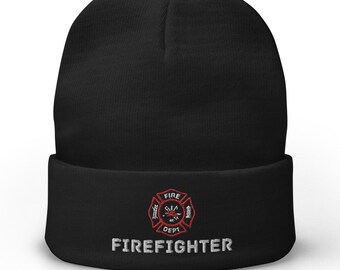 Firefighter Beanie - Etsy