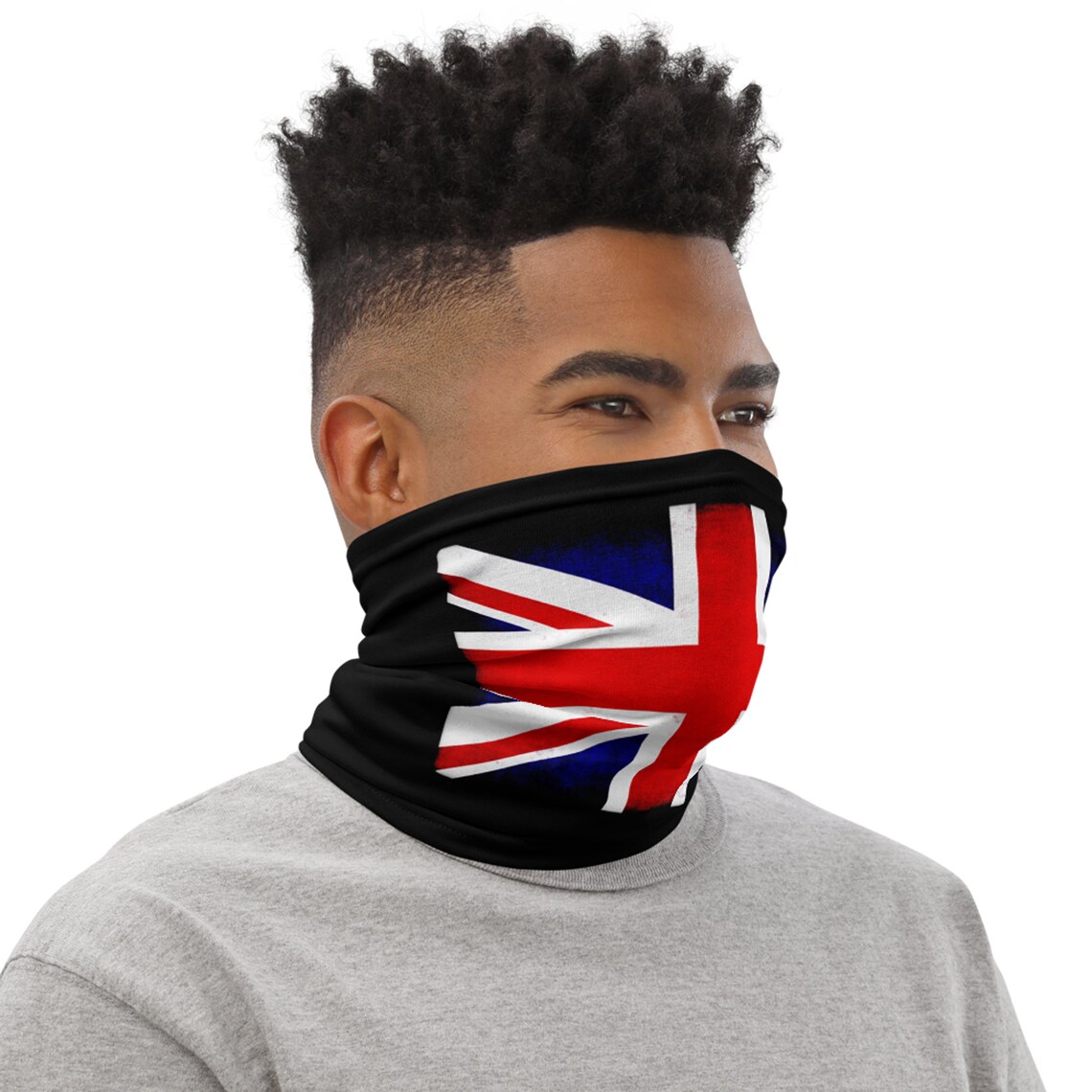 British Flag Neck Gaiter UK Flag Neck Gator Union Jack Neck Etsy