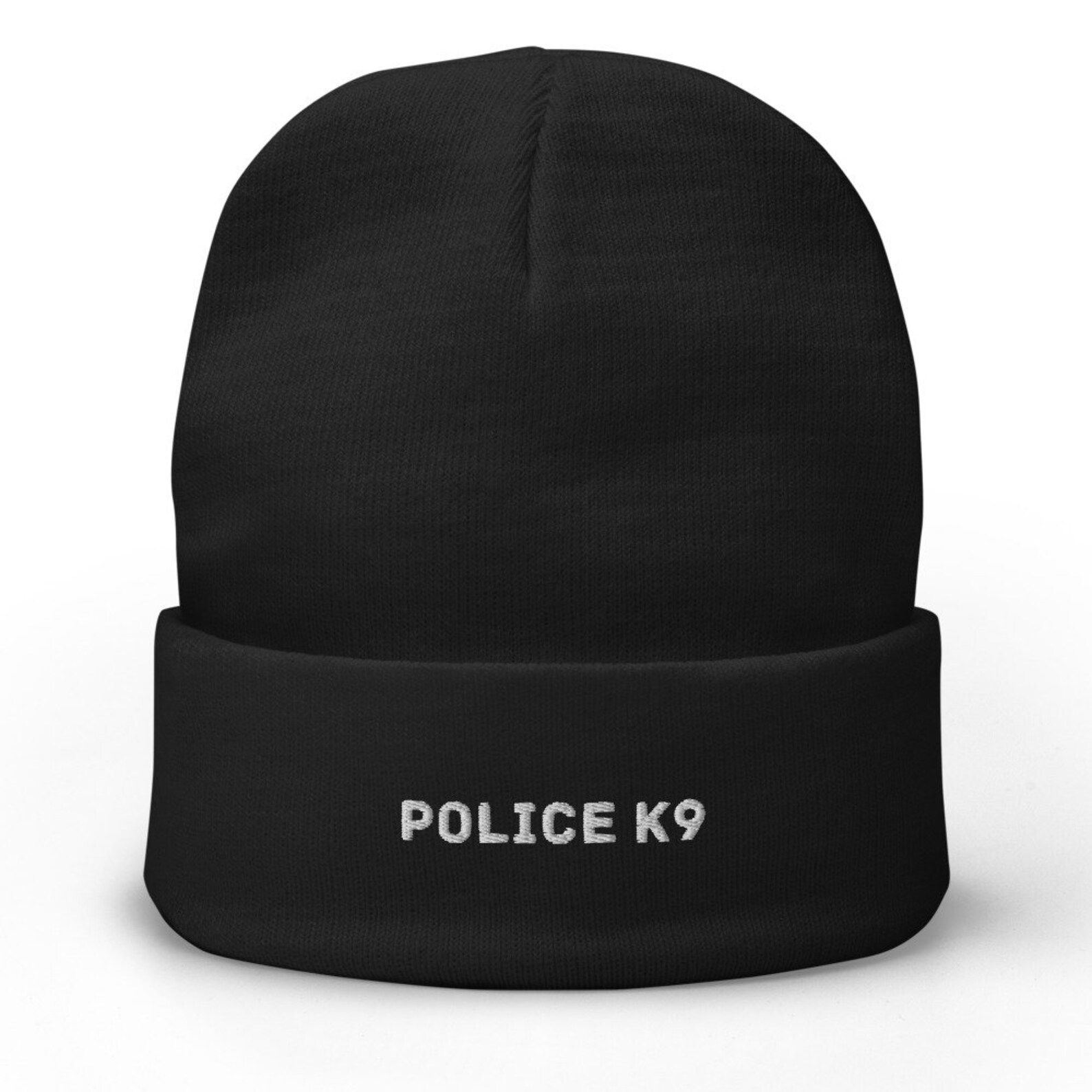 Police K9 Embroidered Beanie Police Officer K9 Embroidered Etsy UK