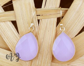 Orecchini Pendenti A Monachella In Argento Sterling 925 Con Cristalli Swarovski Elements – Chiari AB Briollette