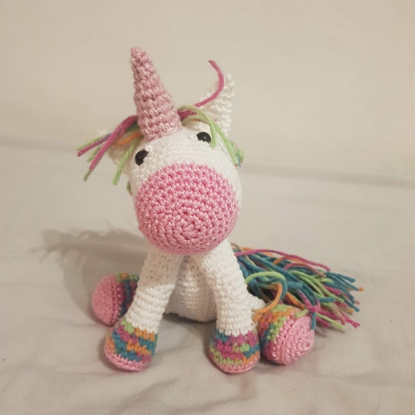 Crochet Unicorn Crocheted unicorn