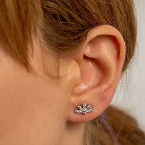 18G Tiny Stud Earrings | CZ dainty earrings | gold studs | small stud earrings | minimalist earrings | silver stud earrings | Stud Earrings