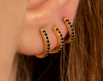 【YOURNUS】Gage Stone Half Sleeve Amazon.com: Semi-Polished 14k Yellow Gold 20.5mm Hoop