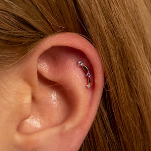 Stacking Climber Cartilage Screw Back • Conch earrings • Tiny studs • Cartilage Stud • Tragus Studs • Screw Back Stud • Gifts For Her