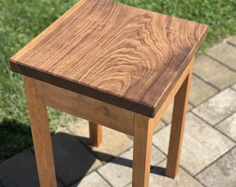 Nightstand, Walnut Cherry Nightstand, End Table, Walnut Cherry End Table, Coffee Table, Custom Furniture, Handmade End Table, Fine Furniture