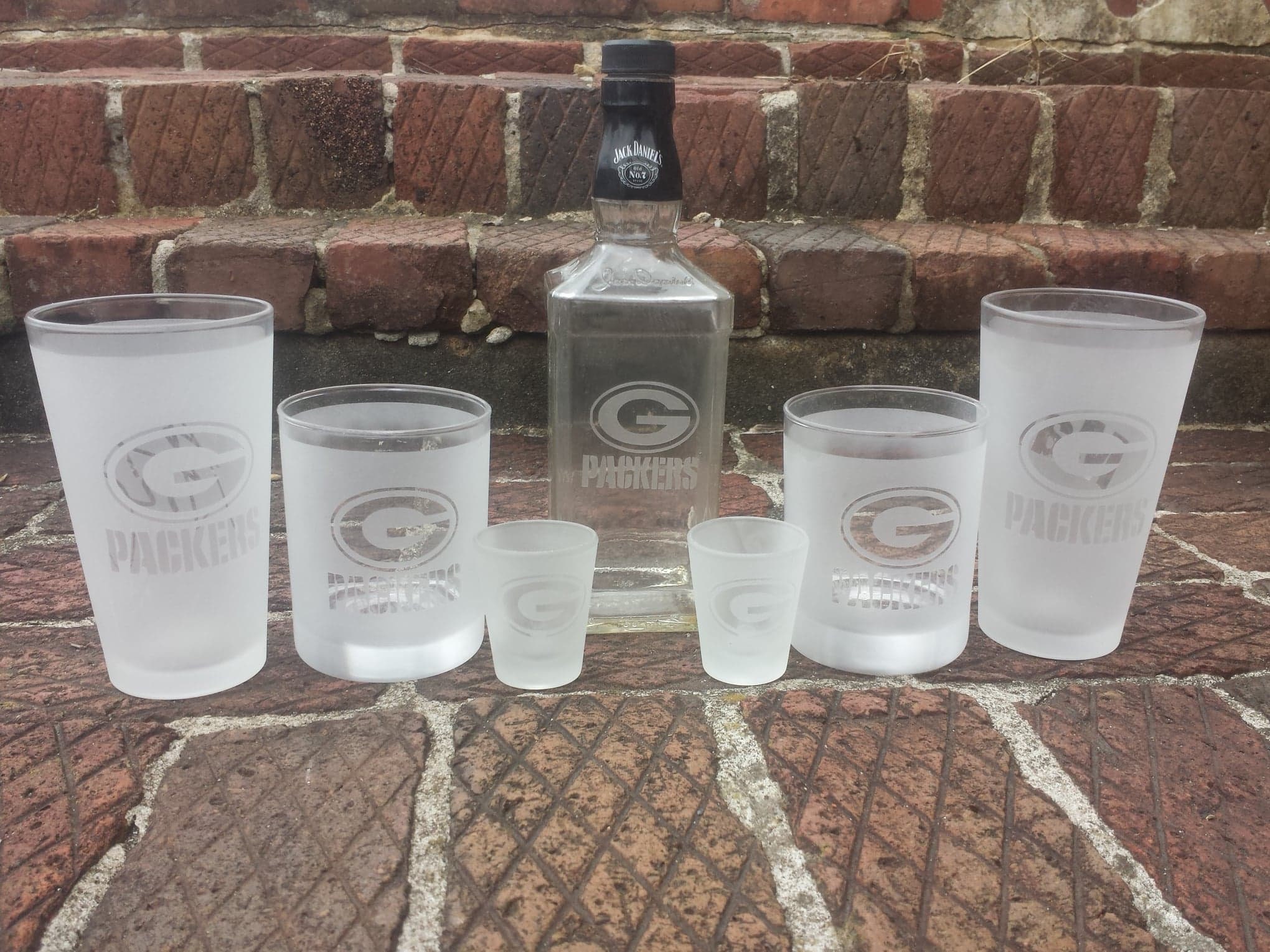 Personalized Green Bay Packers glasses gift Packers decanter Etsy