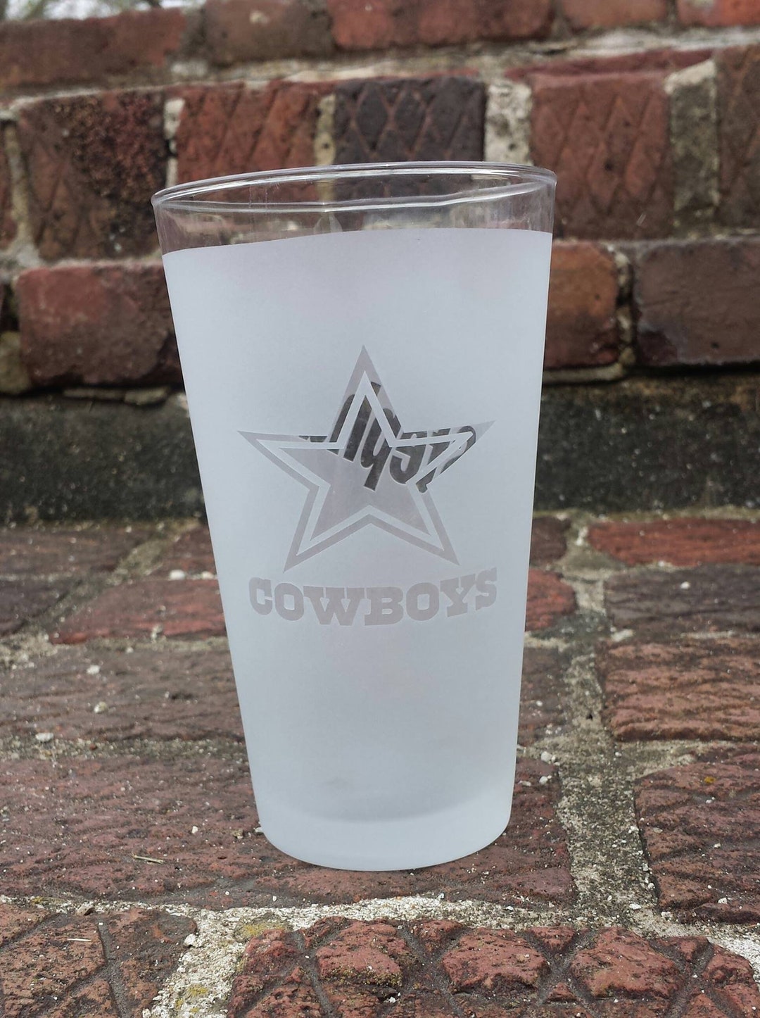 Dallas Cowboys Gift Idea Personalized Dallas Cowboys Beer Glasses