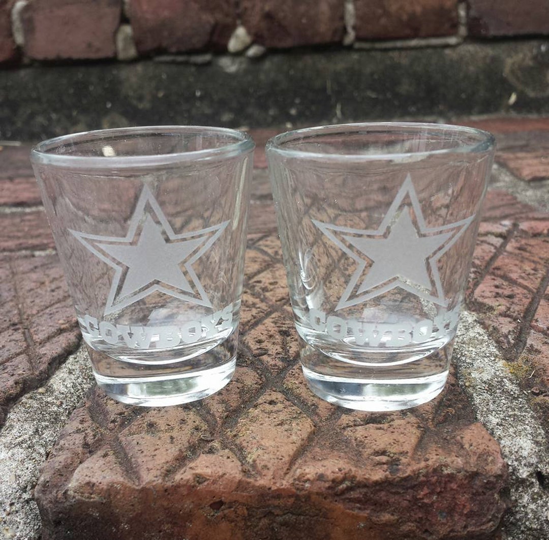 Dallas Cowboys Gift Idea Personalized Dallas Cowboys Shotglasses Unique