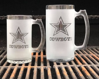 American Football Dallas Cowboys Wooden Beer Mug Custom Beer Gift for Fan American Football Dallas Cowboys Wooden Beer Mug Custom Beer Gift for Fan