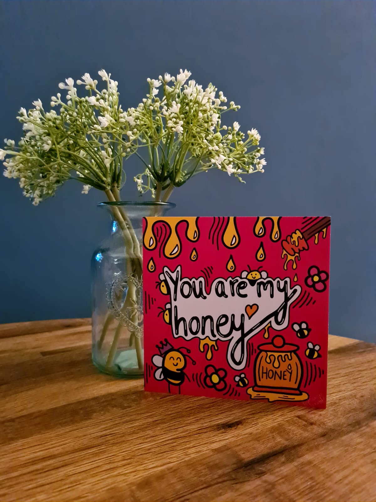 Greeting Card You are my honey Etsy
