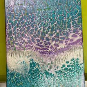 Acrylic fluid art - Use your inner dragon