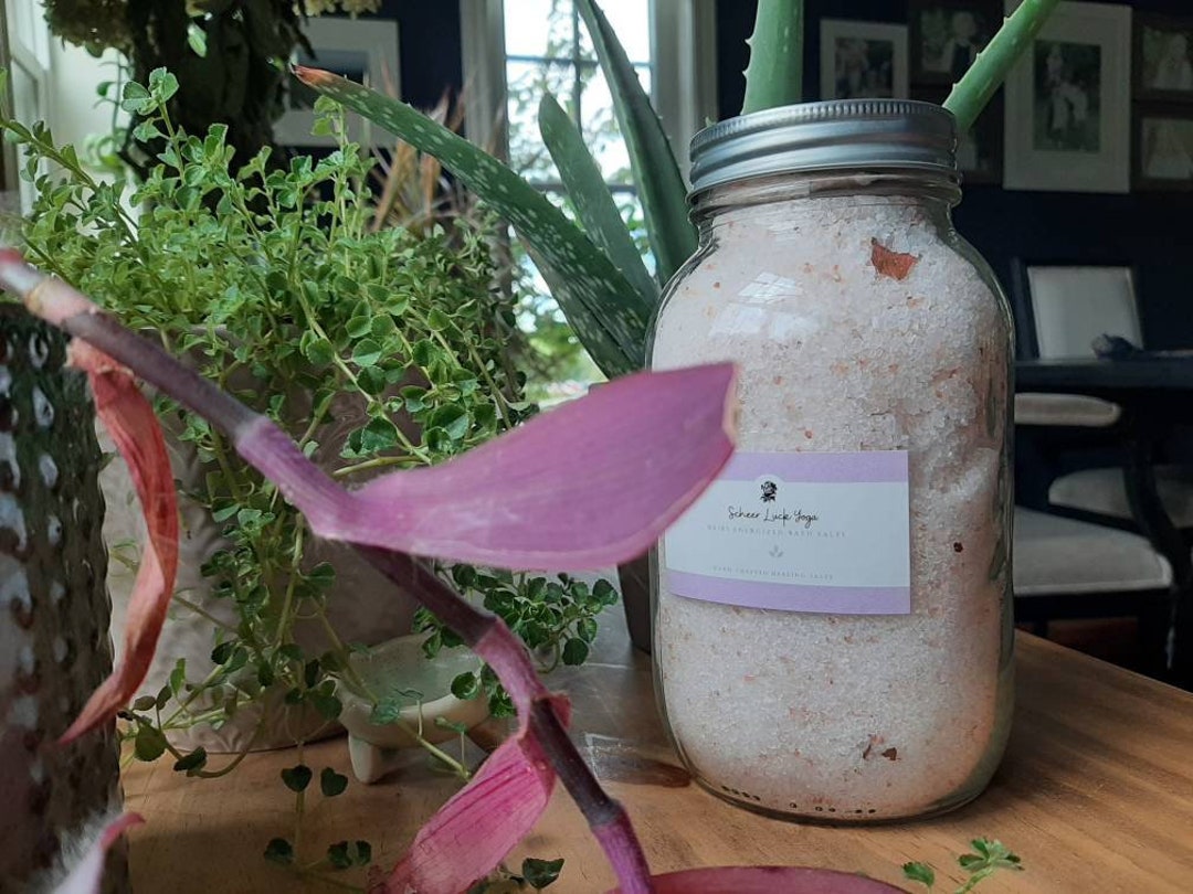 Healing Hidden Crystal Bath Salts With Reiki Energy Etsy