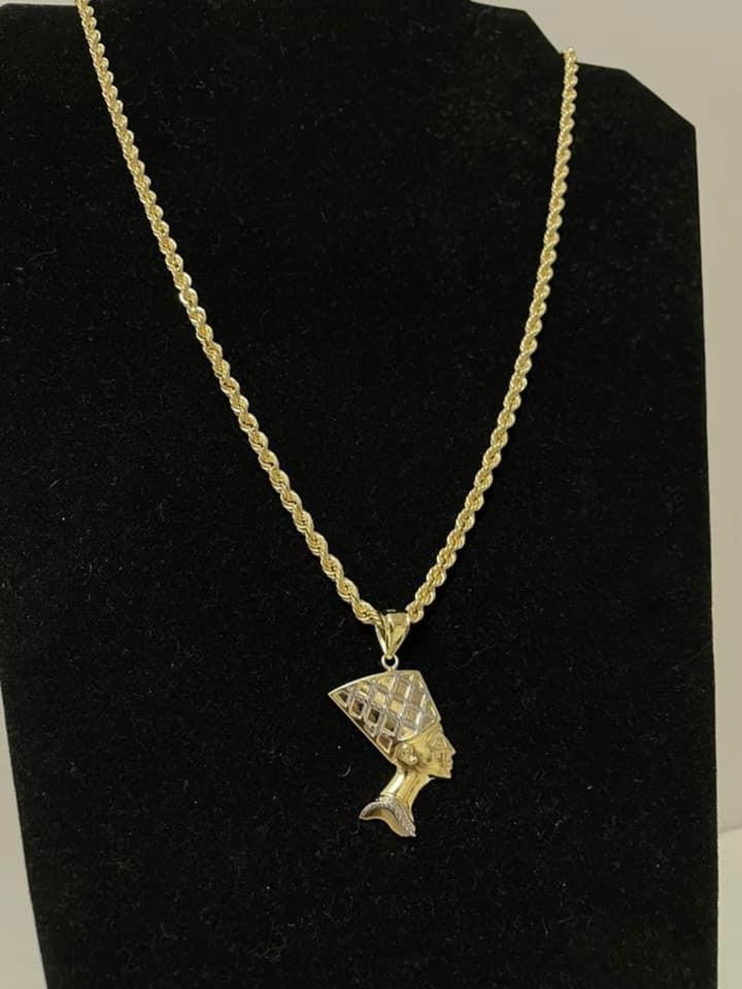 Premium 10k Fine Gold Rope Chain With Diamondcut Design Perfect for