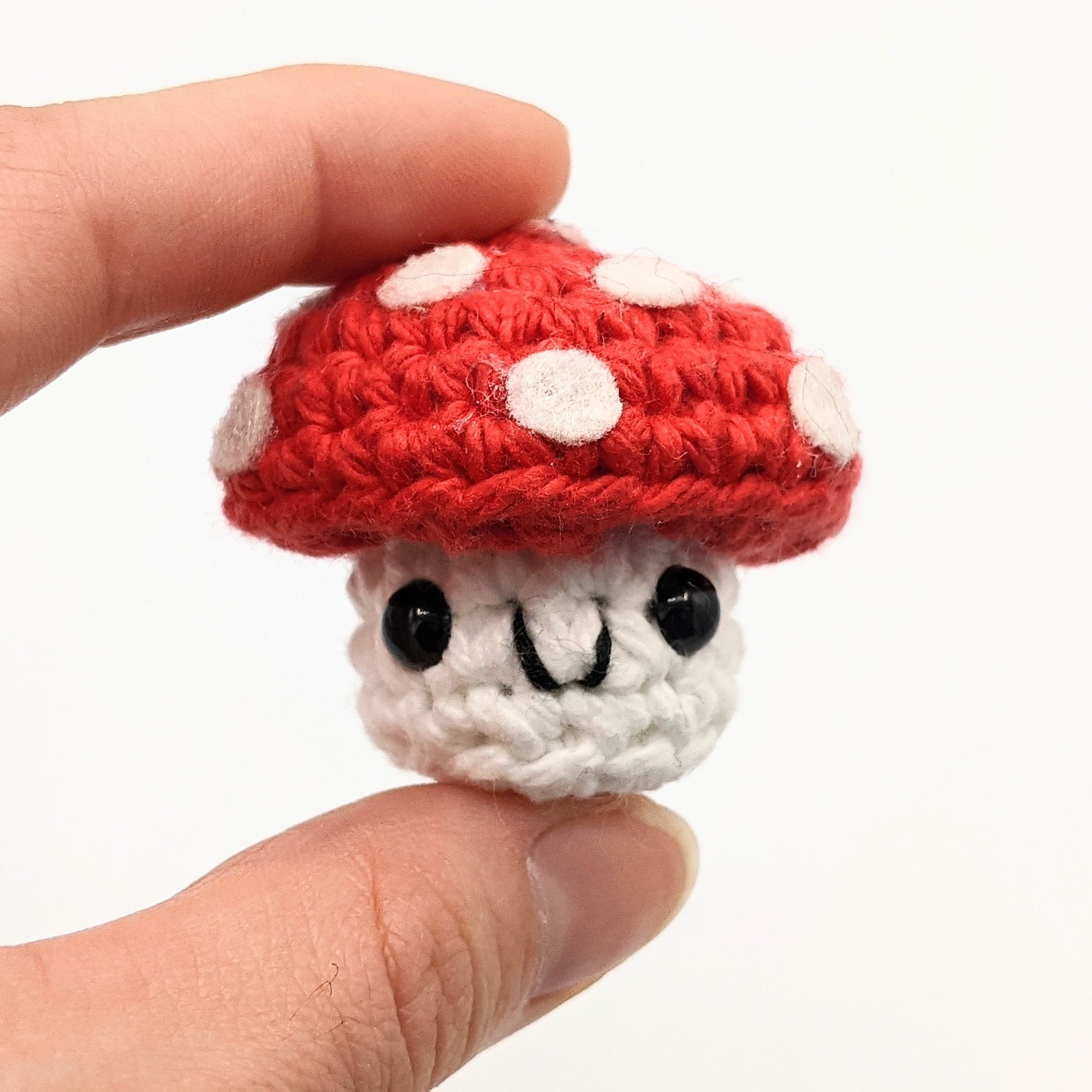 PATTERN Big & Mini Mushroom Crochet PDF ONLY Large and Etsy UK