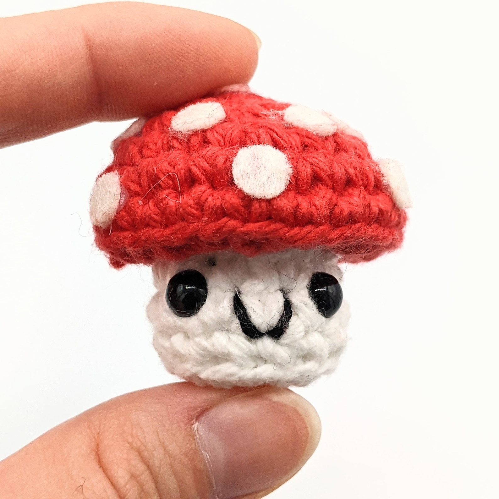 Mini Crochet Mushrooms amigurumi mushroom small toadstool Etsy