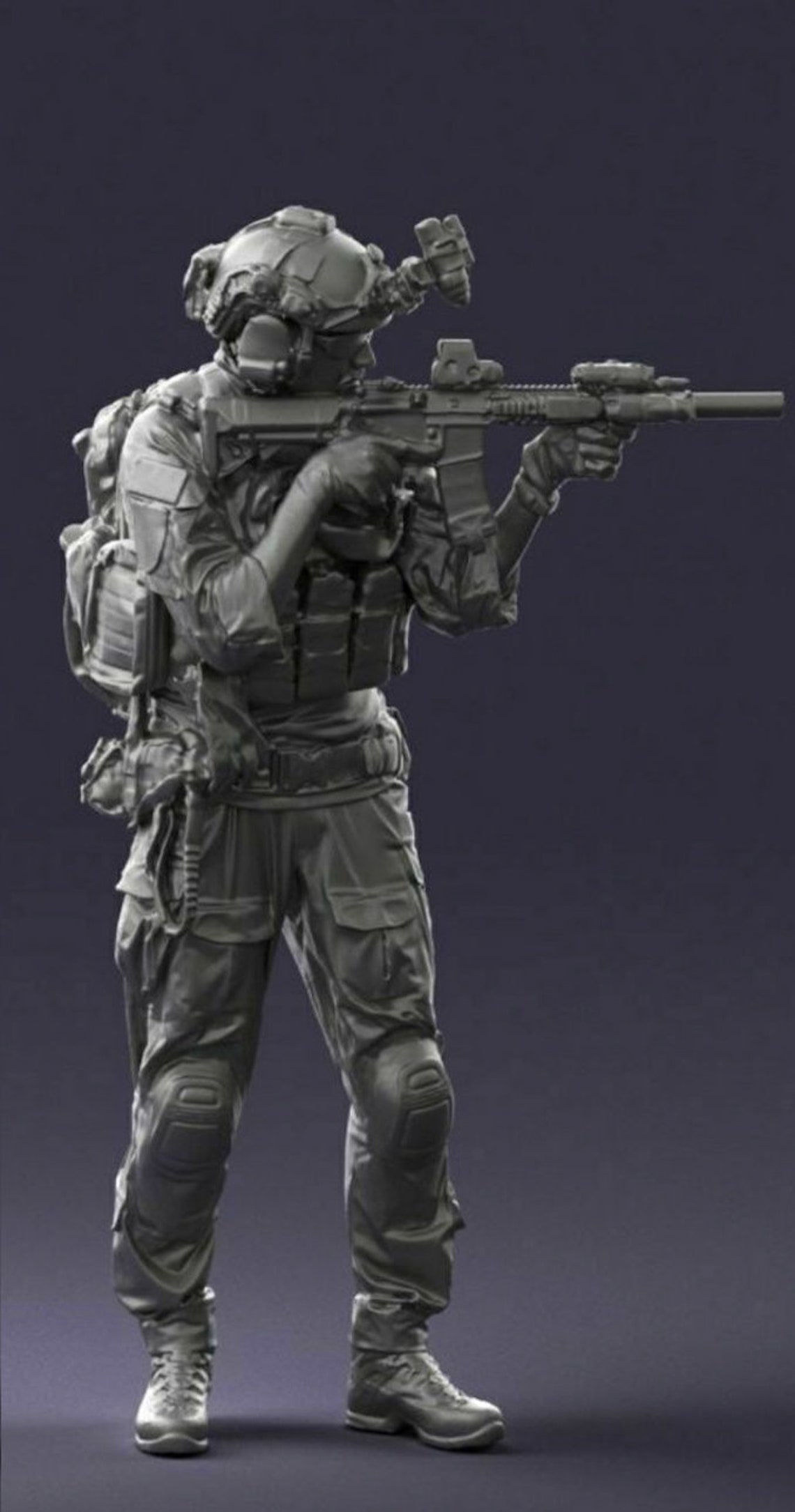 Soldier STL File / 123DesignCreations Etsy