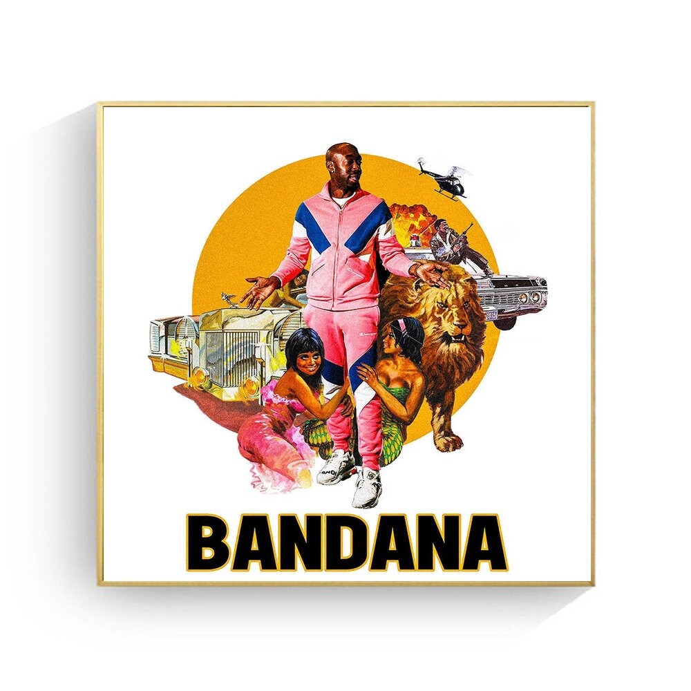 Freddie Gibbs / Madlib Bandana álbum de música portada Etsy