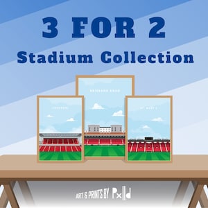 Save on Stadium Prints with our 3 for 2 offer!