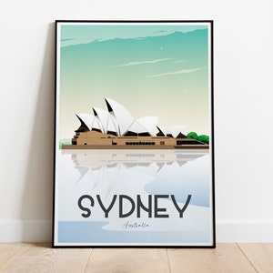 Sydney Opera House Poster, Sydney Opera House Print, Sydney Poster, Sydney Print, Australia Travel Print, Australia Travel Poster