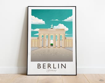 Brandenburger Tor Poster, Brandenburger Tor Print, Berlin Poster, Berlin Print, Deutschland Poster, Berlin Travel Print, Berlin Travel Poster