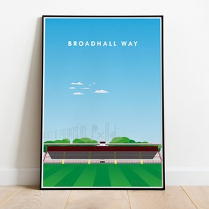 Stevenage, Broadhall Way, Lamex Stadium, Stevenage Stadium Print, Stevenage Stadium Poster, Stevenage Poster, Football