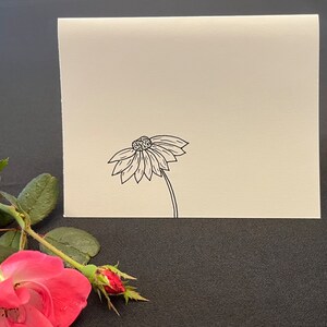 Cartões de felicitações, cartões de anotações, cartões de melhoras logo, cartões feitos à mão, desenhados à mão, exclusivos, cartões de saudades, desenhos florais, flores, margaridas