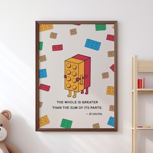 Inspirierendes Aristoteles Zitat Kunstdruck für Haus oder Büro Dekor