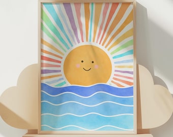 Hello Sunshine Print: Here Comes the Sun (Digital Download)