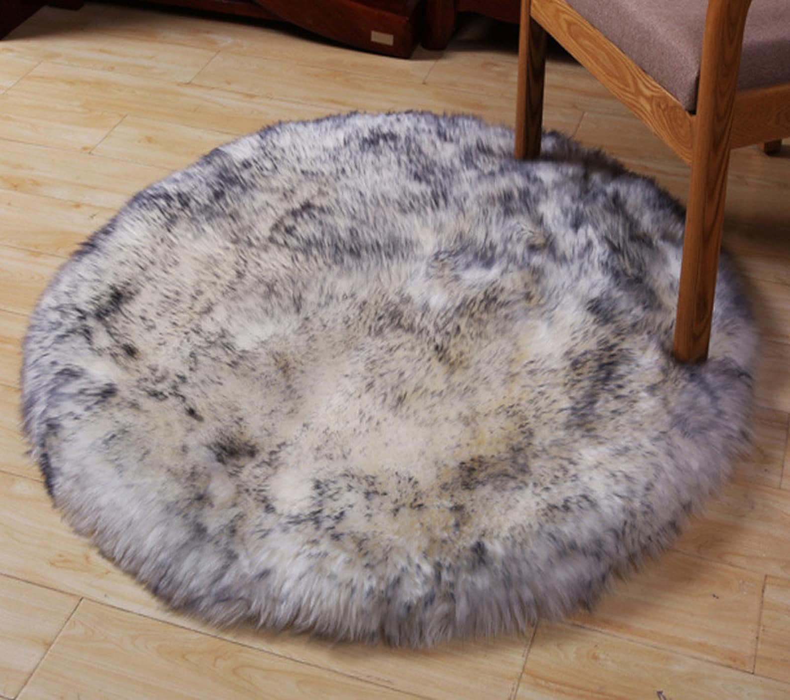 Sheepskin Rug Round Genuine Sheepskin Rug 100 Natural Pelt Etsy
