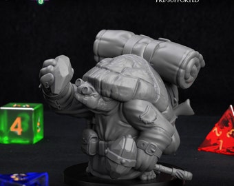 TORTLE ARTIFICER - dungeon e draghi D&D RPG Miniatura mini 32mm