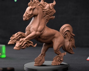 NIGHTMARE STEED - Scala 32 MM - RPG dungeons and dragons dnd monster