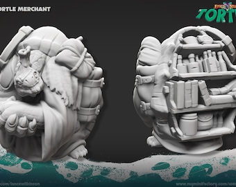 TORTLE MERCHANT- dungeon e draghi D&D RPG Mini mini 32mm 28mm
