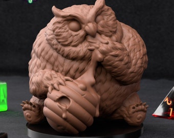 OWLBEAR W HONEY - Monster dungeons and dragons D&D RPG Miniserie mini 32mm