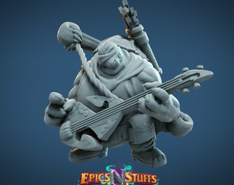 TORTLE BARD - dungeon e draghi D&D RPG Mini mini 32mm 28mm