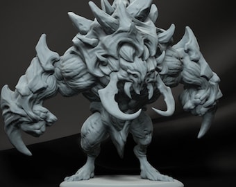PRIME AMBER Titan Monster dungeons and dragons D&D RPG Minimetra mini 32mm