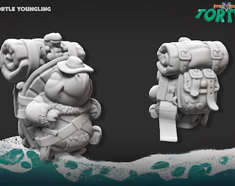 TORTLE YOUNGLING - dungeon e draghi D&D RPG Miniatura mini 32mm