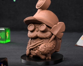 OWLKIN MINER V1 - Scala 32mm con base da tavolo da 25 mm in miniatura Rpg dnd dungeons and dragons