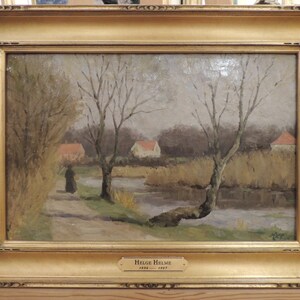 Along the River by Danish artist Helge Helm