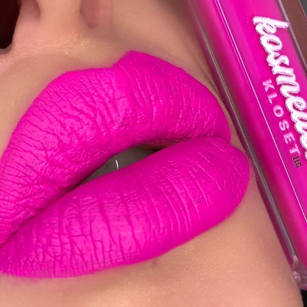 Pink Babe Matte Liquid Lipstick, Handmade Lipstick, Pigmented Lipstick, Natural Lipstick, Pigmented cruelty-free, Waterproof Lipstick