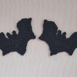 Bat appliques (set of 2)
