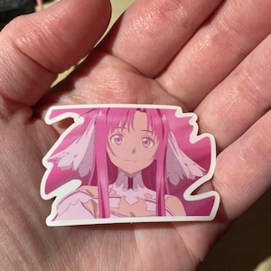 SAO Stacia Asuna Sticker Pink Gradient