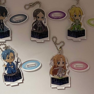 Official Sword Art Online WoU Collabocafe Mini-Acrylic Keychain/Acrylic Stand