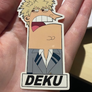 Bakugo Dinkleberg Meme Sticker
